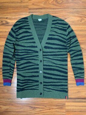 Kule Women's Tiger Stripe The Tony Cardigan XS